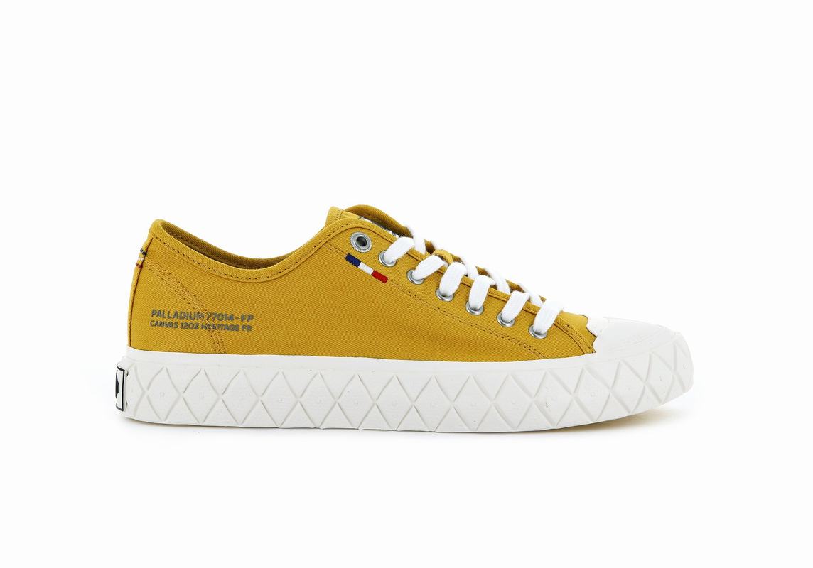 Zapatos Palladium Palla Ace Canvas Bajas Mujer - Amarillo ||SQUM-27038||